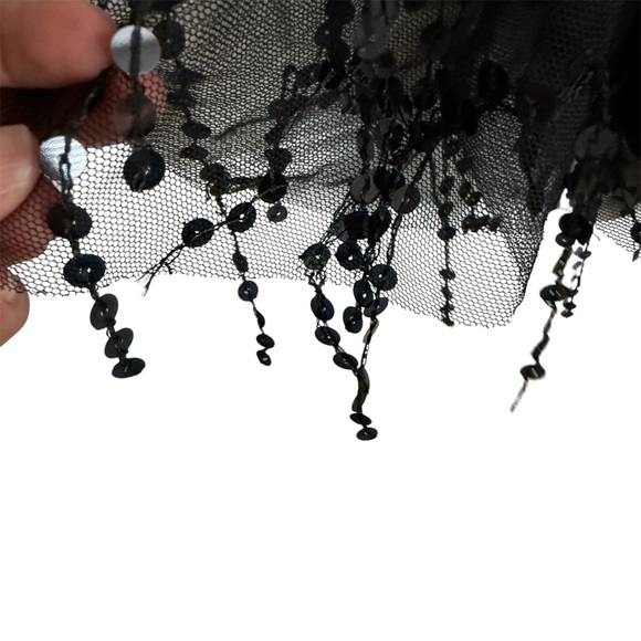 Hello Molly -Try Your Luck Black Sequin Mini Dress -Backless -Size Medium -HOCO - Picture 12 of 13